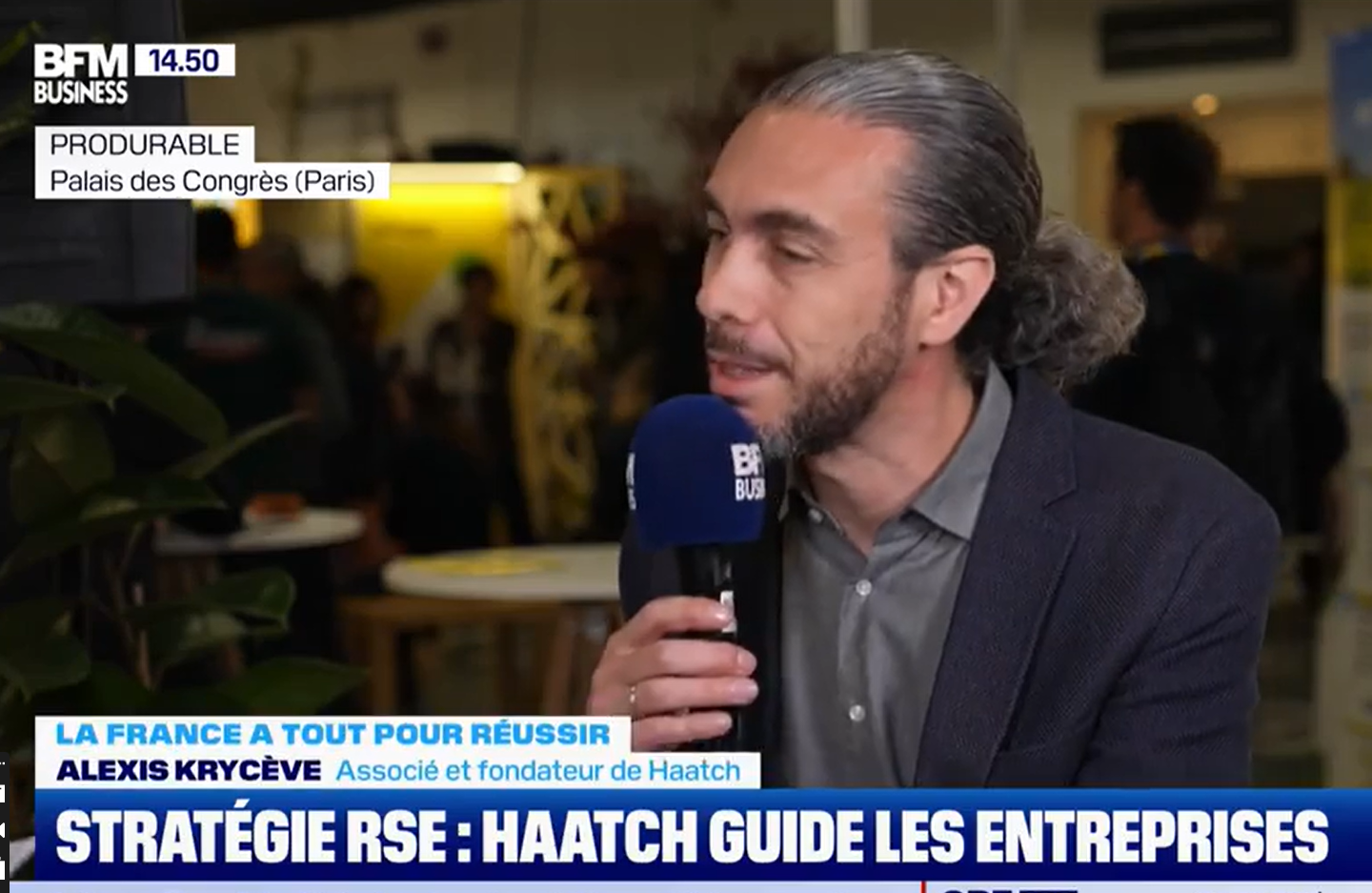 Alexis Krycève, interrogé par BFM Bussiness sur Produrable 2025