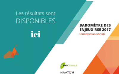 Baromètre des enjeux RSE 2017 : l’innovation sociale