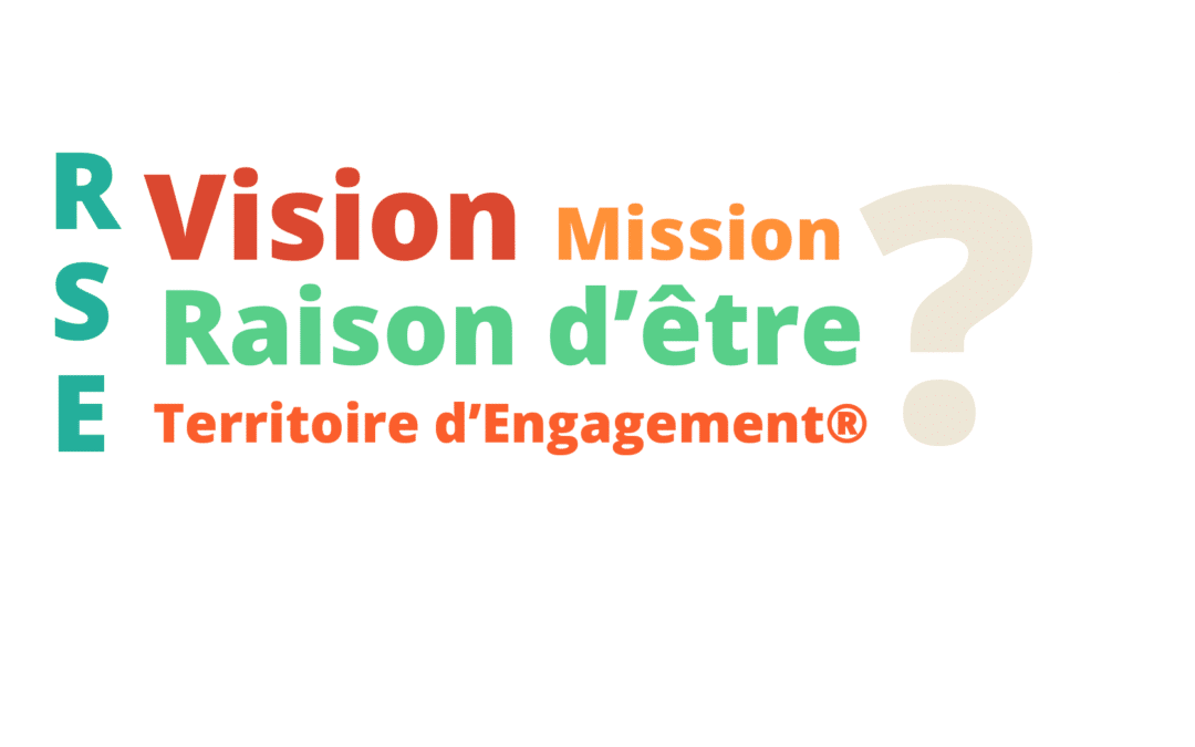 Raison d’être, Vision, Mission, Territoire d’Engagement® : il est temps de maîtriser les premières notions clés de la RSE !